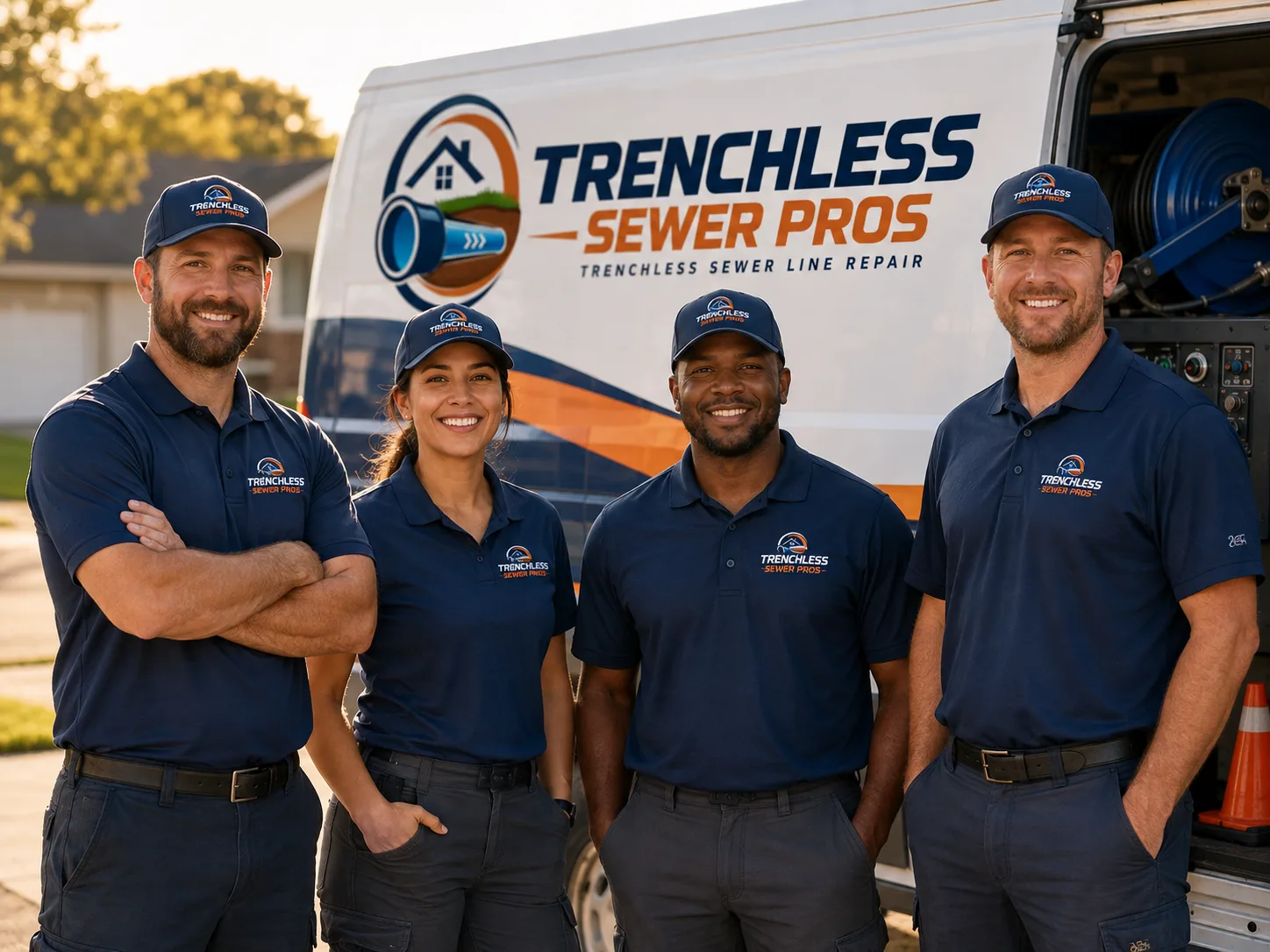 Trenchless Sewer Repair company in Newark, TX